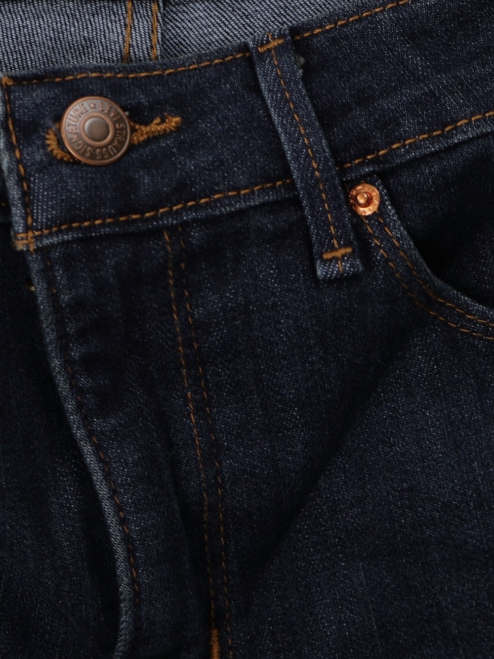 Levi Strauss Signature Mid Rise Bootcut Jeans Size 8 Dark Wash Stretch Denim - Picture 5 of 9
